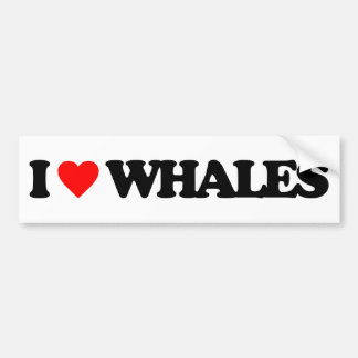 IK HOOR VAN WHALES BUMPERSTICKER