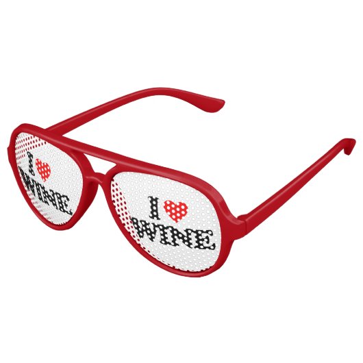 IK HOOR VAN WIJN AVIATOR ZONNEBRIL (Gekanteld)