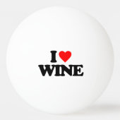 IK HOOR VAN WIJN PINGPONGBAL (Voorkant)