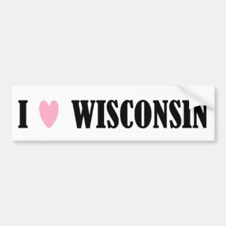 IK HOOR VAN WISCONSIN BUMPERSTICKER