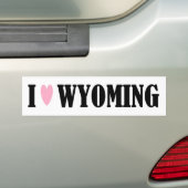 IK HOOR VAN WYOMING BUMPERSTICKER (Op auto)