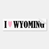 IK HOOR VAN WYOMING BUMPERSTICKER (Voorkant)
