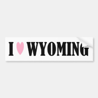 IK HOOR VAN WYOMING BUMPERSTICKER