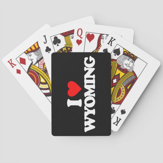 IK HOOR VAN WYOMING SPEELKAARTEN (Achterkant)