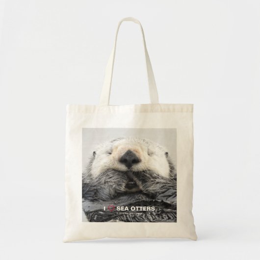 IK HOOR VAN ZEE OTTERS TOTE BAG (Voorkant)