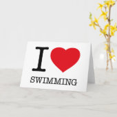 IK HOOR VAN ZWEMMEN KAART (Gele Bloem)