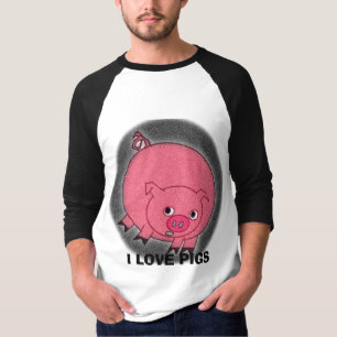 IK HOOR VARKENS ( VARKENS AAN BEIDE ZIJDEN ) T-SHIRT
