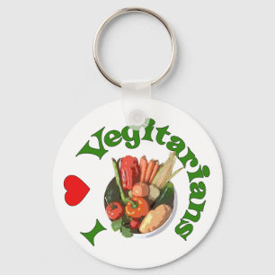 Ik hoor vegetariërs sleutelhanger