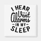 Ik hoor vette alarmen in mijn slaap magneet (Voorkant)