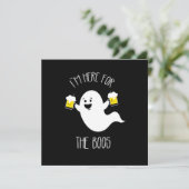 Ik hoor voor de jongens grappige volwassen Hallowe Kaart (Staand voorkant)