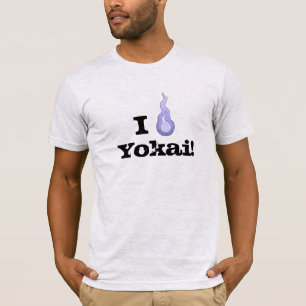 Ik hoor Yokai. Hitodama Fireball T-shirt