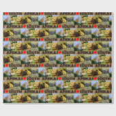 Ik hoor Zuid-Afrika foto's van wilde dieren Cadeaupapier (Vlak)