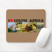 Ik hoor Zuid-Afrika foto's van wilde dieren Muismat (Met muis)