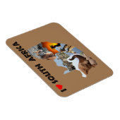 Ik hoor Zuid-Afrika in het wild land Magneet (Rechterzijde)