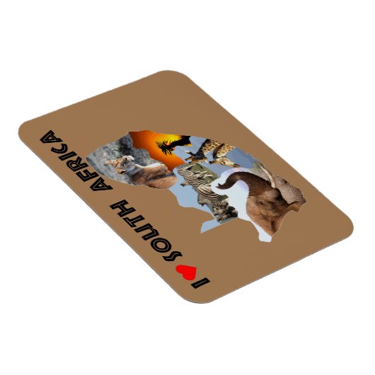 Ik hoor Zuid-Afrika in het wild land Magneet (Rechterzijde)