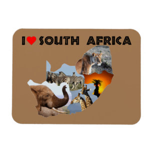Ik hoor Zuid-Afrika in het wild land Magneet