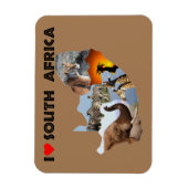 Ik hoor Zuid-Afrika in het wild land Magneet (Verticaal)