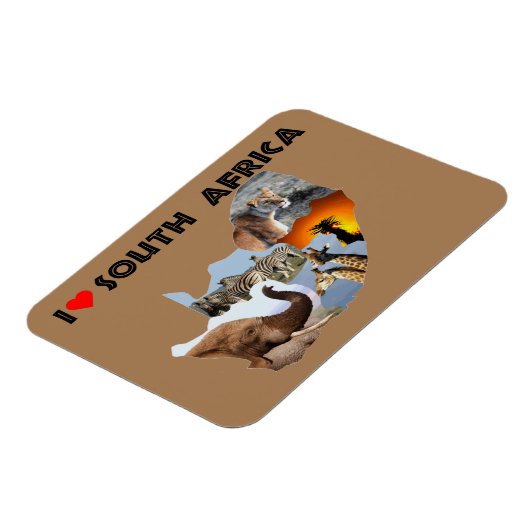 Ik hoor Zuid-Afrika in het wild land Magneet (Linkerzijde)