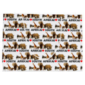 Ik hoor Zuid-Afrika Wildlife Collage Groot Cadeauzakje (Achterkant)