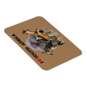 Ik hoor Zuid-Afrika Wildlife Collage Magneet (Rechterzijde)