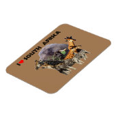 Ik hoor Zuid-Afrika Wildlife Collage Magneet (Linkerzijde)