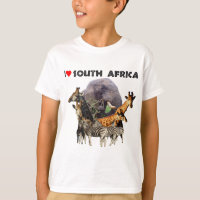 Ik hoor Zuid-Afrika Wildlife Collage