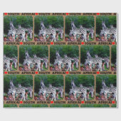 Ik hoor Zuid-Afrika Zebra Aloe Cadeaupapier (Vlak)