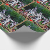 Ik hoor Zuid-Afrika Zebra Aloe Cadeaupapier (Hoek)