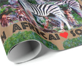 Ik hoor Zuid-Afrika Zebra Aloe Cadeaupapier (Rol Hoek)