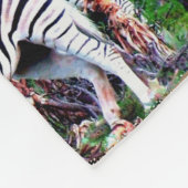 Ik hoor Zuid-Afrika Zebra Aloe Fleece Deken (Hoek)