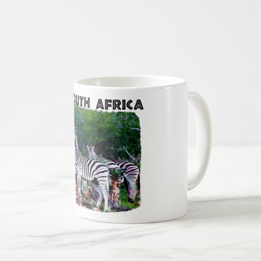 Ik hoor Zuid-Afrika Zebra Aloe Koffiemok (Voorkant rechts)