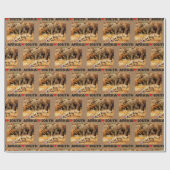 Ik hoor Zuid-Afrikaanse oorlogen en olifanten Cadeaupapier (Vlak)