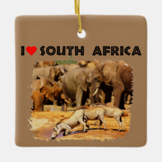 Ik hoor Zuid-Afrikaanse oorlogen en olifanten Keramisch Ornament