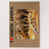 Ik hoor Zuid-Afrikaanse oorlogen en olifanten Legpuzzel (Verticaal)