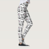 Ik hoor Zuid-Korea Hangul Koreaans Taal Leggings (Rechts)