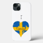 Ik hoor Zweden Zweedse vlag schilderen Case-Mate iPhone Case (Achterkant)