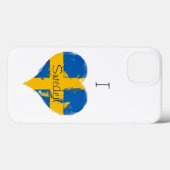 Ik hoor Zweden Zweedse vlag schilderen Case-Mate iPhone Case (Achterkant (horizontaal))