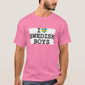Ik hoor Zweedse jongens T-shirt (Voorkant)
