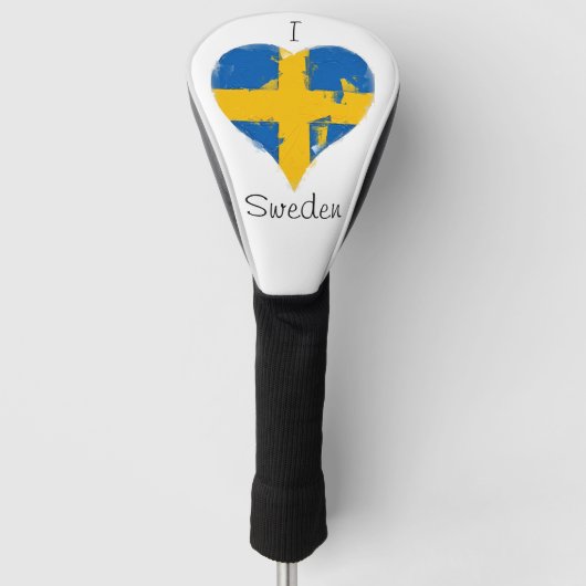 Ik hoor Zweedse vlag Golfheadcover (Voorkant)