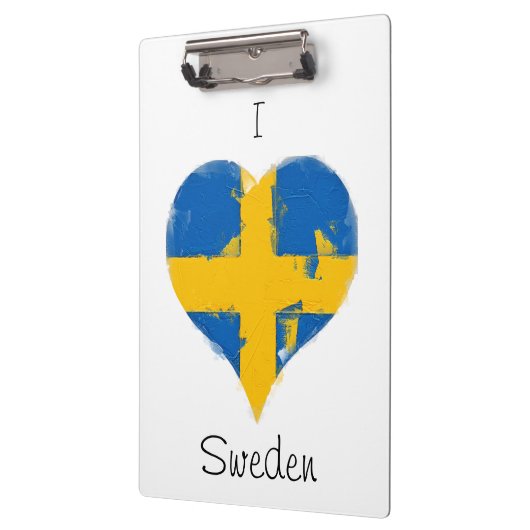 Ik hoor Zweedse vlag Klembord (Links)