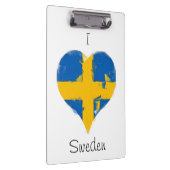 Ik hoor Zweedse vlag Klembord (Rechts)