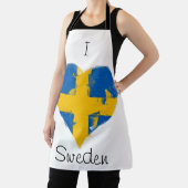 Ik hoor Zweedse vlag Schort (Insitu)
