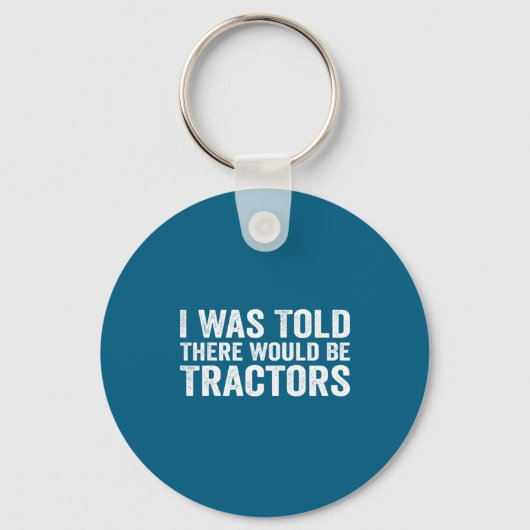 Ik Hoorde Dat Er Tractors Grappige Boerderij Zoude Sleutelhanger (Voorkant)