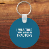 Ik Hoorde Dat Er Tractors Grappige Boerderij Zoude Sleutelhanger (Voorkant)