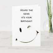 IK HOORDE DAT HET "JE VERJAARDAG" IS KAART (Voorkant)