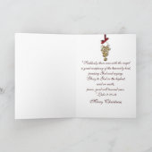 Ik hoorde de bellen feestdagen kaart (Binnen)