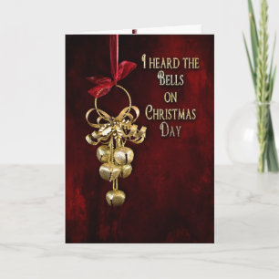 Ik hoorde de bellen feestdagen kaart