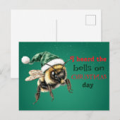 Ik hoorde de bellen op kerstdag briefkaart (Voorkant / Achterkant)