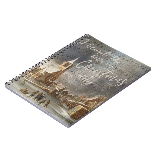 Ik hoorde de Bells op kerstdag, de  kerk Notitieboek (Linkerzijde)