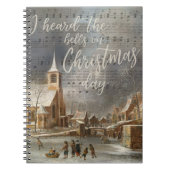 Ik hoorde de Bells op kerstdag, de  kerk Notitieboek (Voorkant)